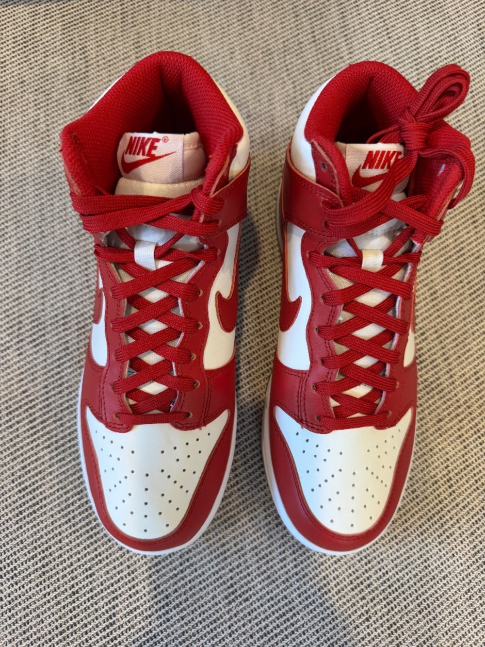 Nike Dunk High Sail Gym Red Gum (Women's)